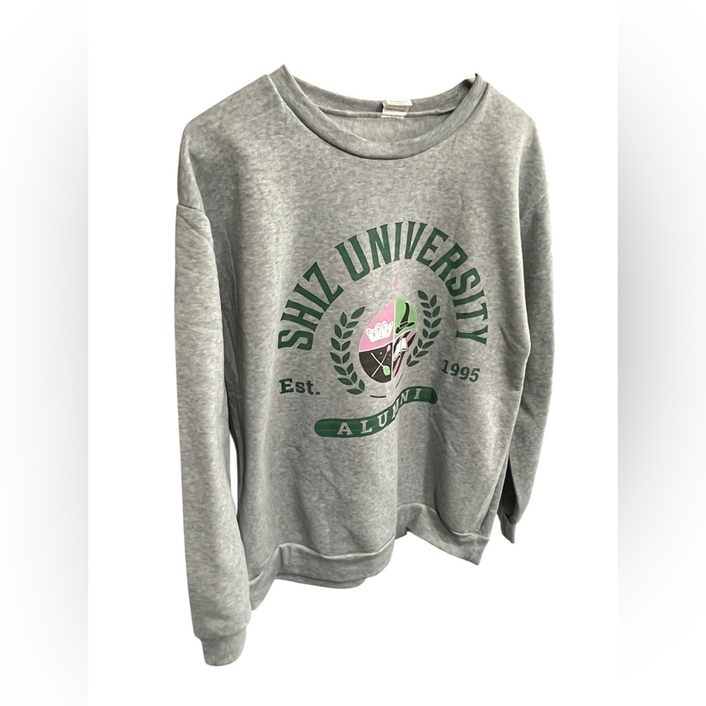 Wicked “Shiz University” Gray Crewneck Sweatshirt - XXL - Picture 3 of 6